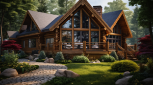 Montana Log Home
